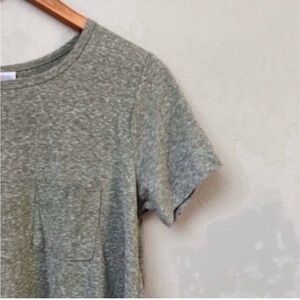 LuLaRoe Carly Dress Heathered Olive Green